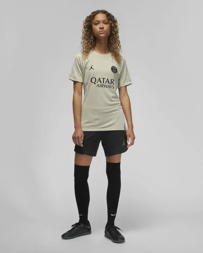 Women Nike All Clothing Paris SaintGermain Strike Third Stonestoneiron Greyblack