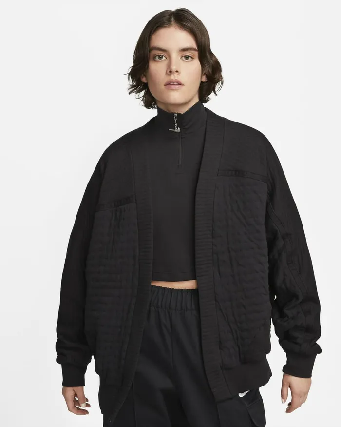 Women Nike All Clothing Sportswear ThermaFIT Tech Pack Blackblack