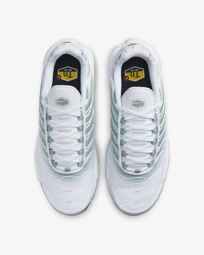 Women Nike All Shoes Air Max Plus Whitemica Greenblackwhite