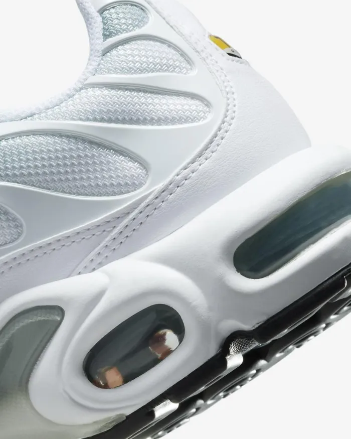 Women Nike All Shoes Air Max Plus Whitemica Greenblackwhite