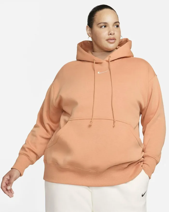 Women Nike Matching Sets Sportswear Phoenix Fleece Amber Brownsail