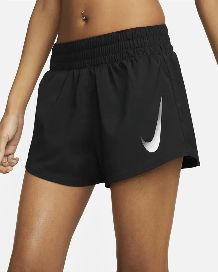 Women Nike Shorts Swoosh Black