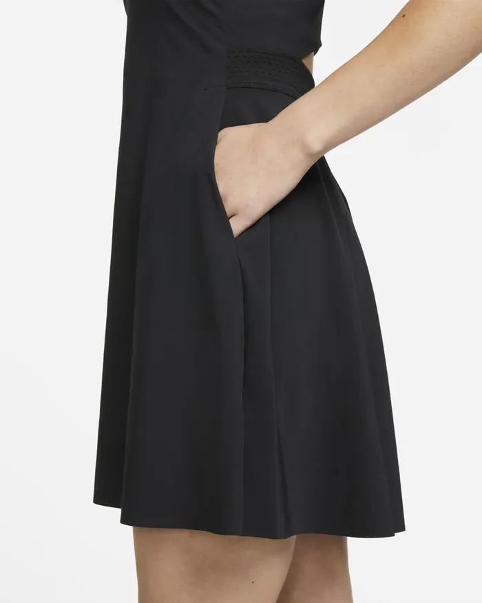 Women Nike Skirts And Dresses DriFIT Advantage Blackwhite