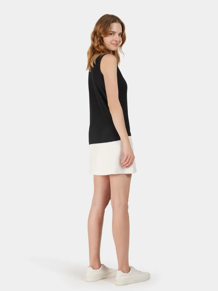 Women Nikki Sleeveless Polo Black Didriksons TShirts