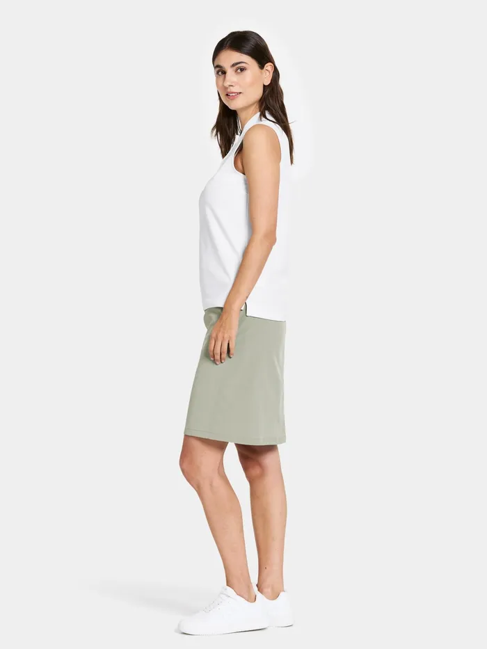 Women Nikki Sleeveless Polo Snow White Didriksons TShirts