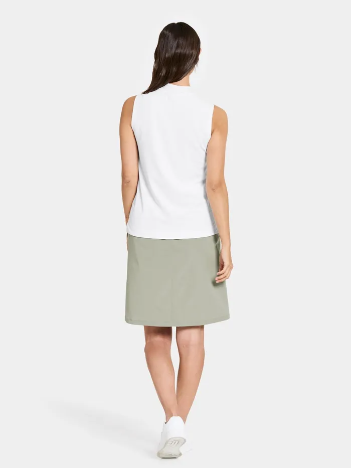 Women Nikki Sleeveless Polo Snow White Didriksons TShirts