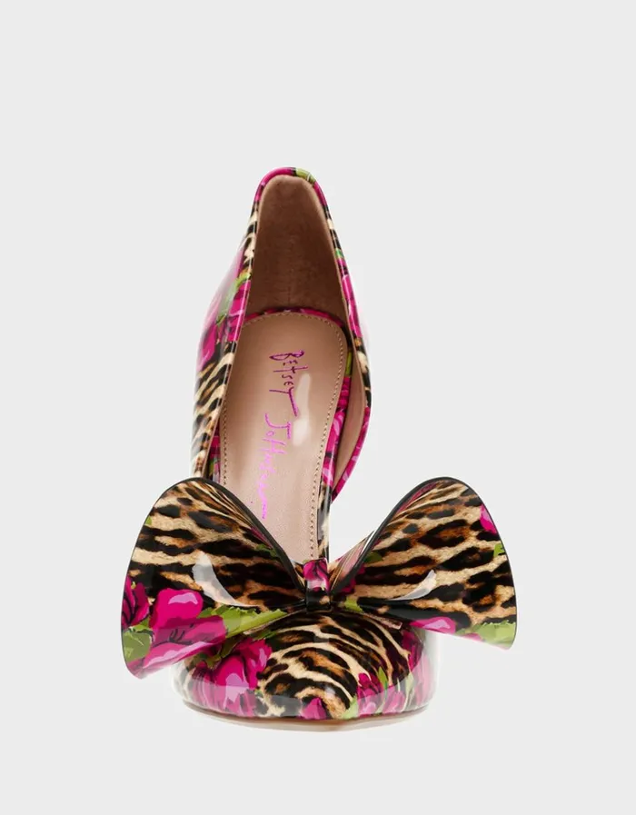 Women NOBBLEP LEOPARD MULTI Leopard Multi Betsey Johnson