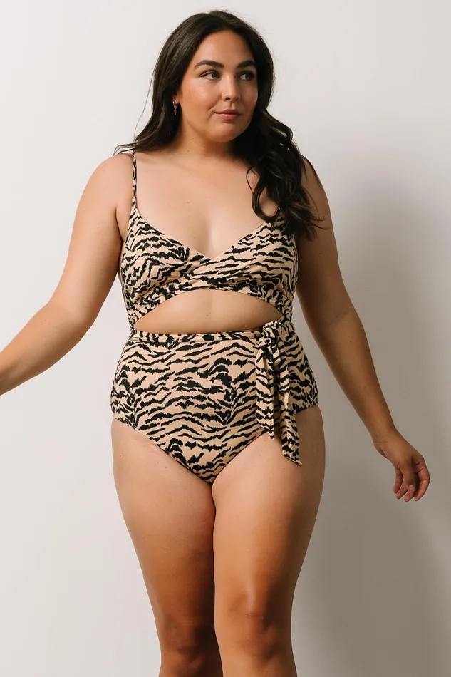 Women One Piece Baltic Born Cyprus One Piece Animal Stripe Women One Piece Baltic Born Cyprus One Piece Animal Stripe