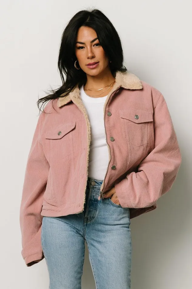 Women Outerwear Baltic Born Ridley Corduroy Jacket Pink