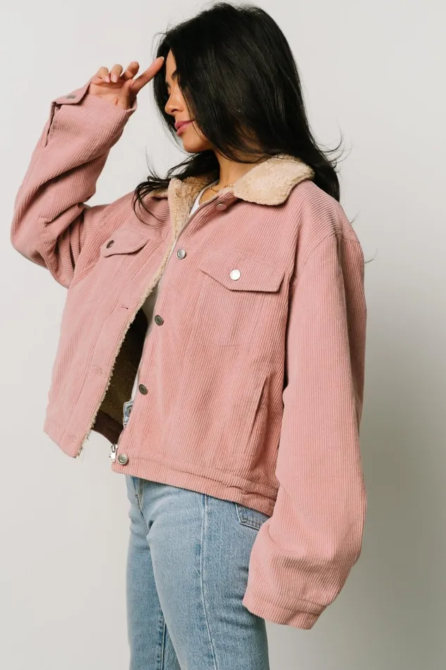 Women Outerwear Baltic Born Ridley Corduroy Jacket Pink