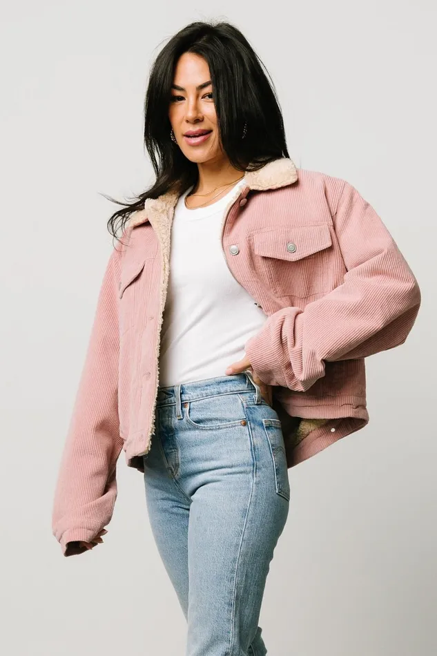 Women Outerwear Baltic Born Ridley Corduroy Jacket Pink