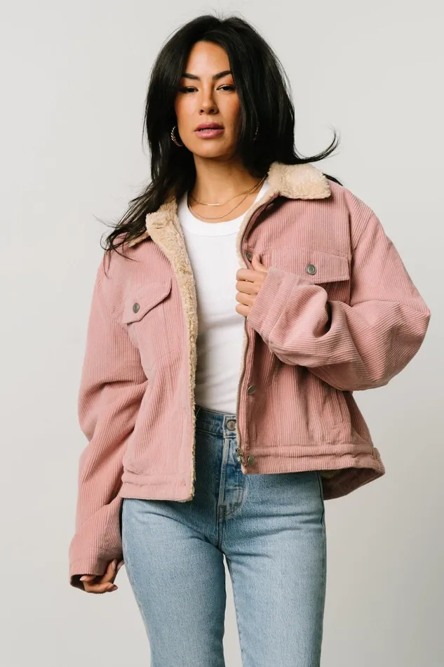Women Outerwear Baltic Born Ridley Corduroy Jacket Pink