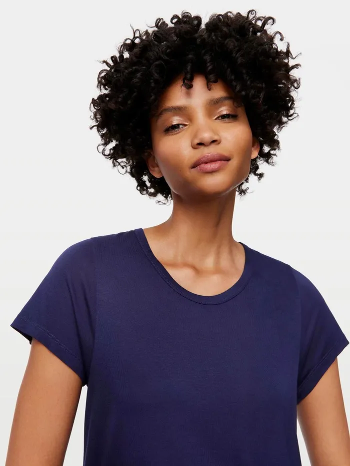 Women PA Classic Comfy Tee Black Peter Alexander Classic Tops