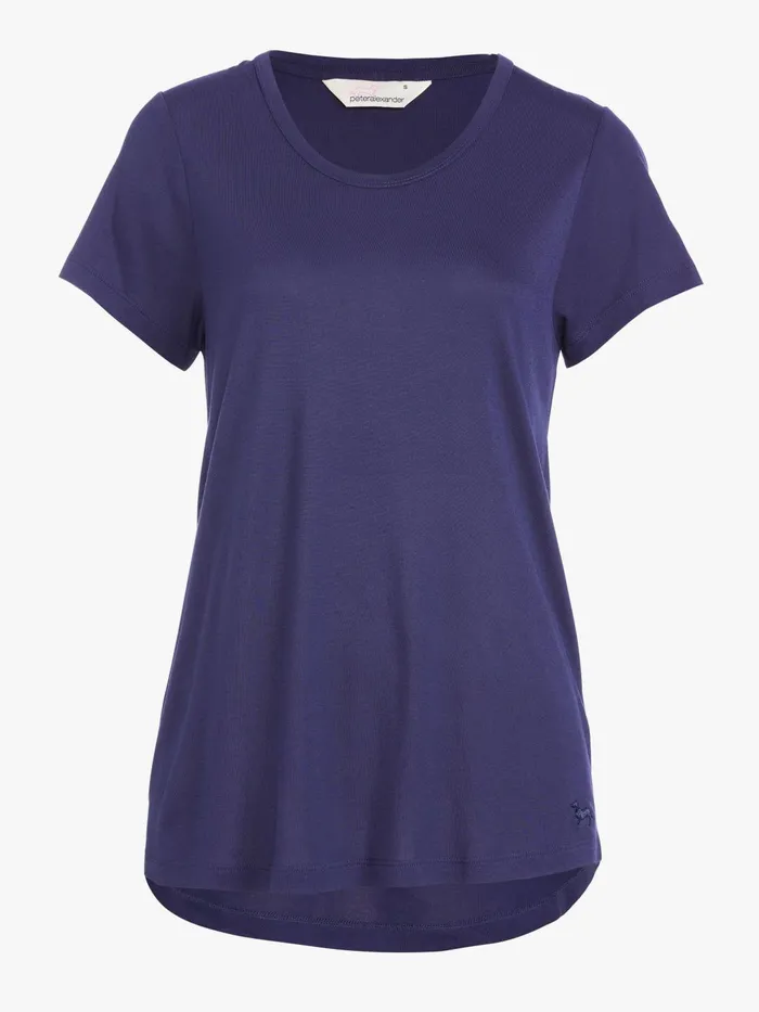 Women PA Classic Comfy Tee Black Peter Alexander Classic Tops