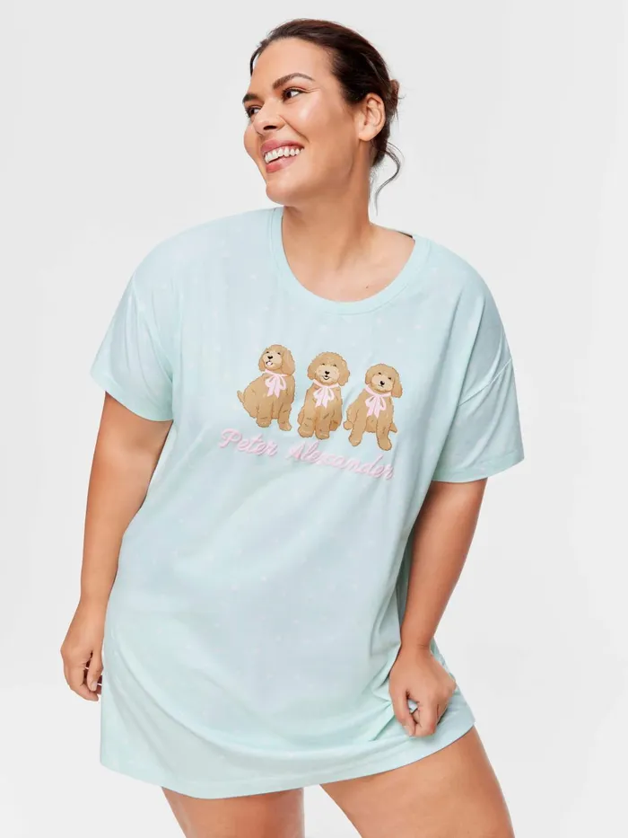 Women PA Plus Groodle Sleep Tee Multi Peter Alexander Nighties