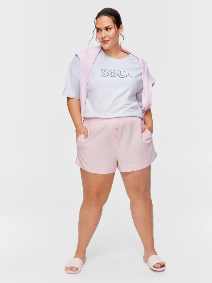 Women PA Plus Ladies Pink Boxer Short Multi Peter Alexander Shorts
