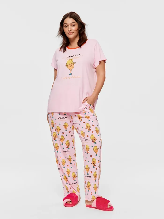 Women PA Plus Little Miss Fabulous Tee Pink Peter Alexander Tops