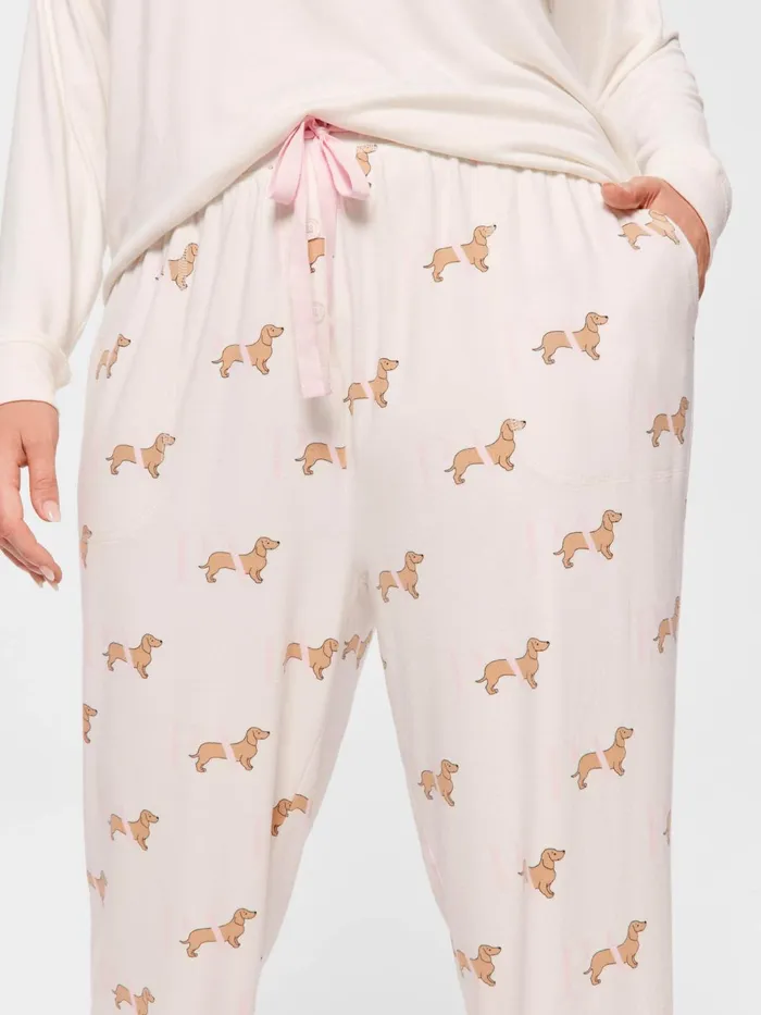 Women PA Plus Penny Plush Easy Pj Pant Multi Peter Alexander Online Only Styles