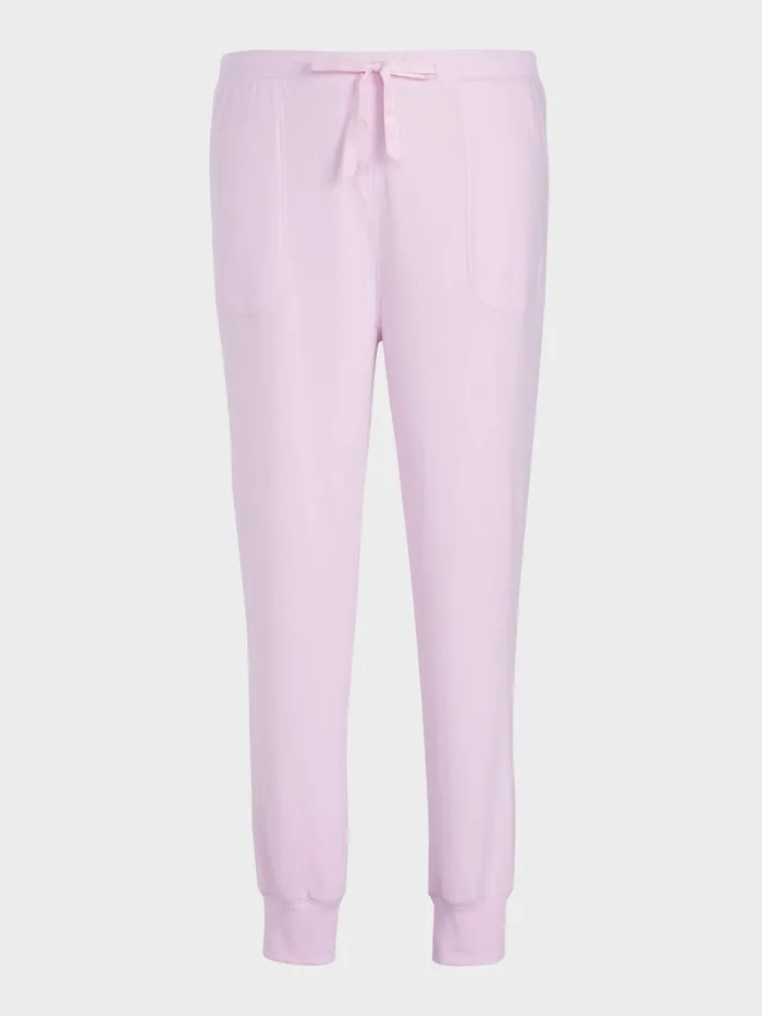 Women PA Plus Pink Plush Easy Pj Pant Pink Peter Alexander Lounge
