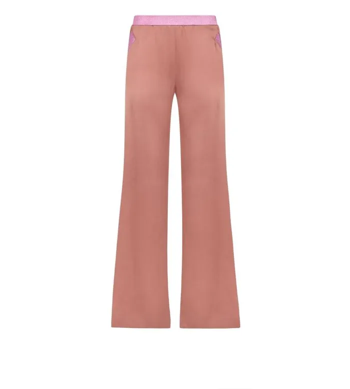 Women Pants and Shorts Tom Ford Fluid DoubleFaced Satin Wide Leg Pants