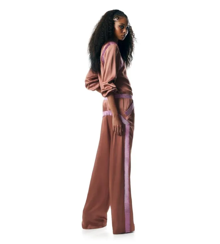 Women Pants and Shorts Tom Ford Fluid DoubleFaced Satin Wide Leg Pants Women Pants and Shorts Tom Ford Fluid DoubleFaced Satin Wide Leg Pants