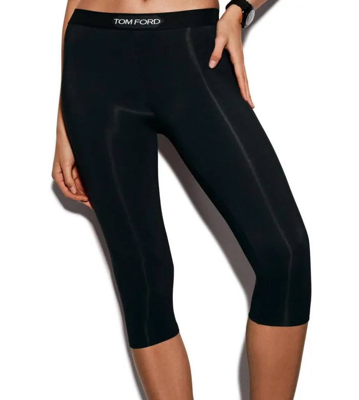 Women Pants and Shorts Tom Ford Modal Yoga Pant Black