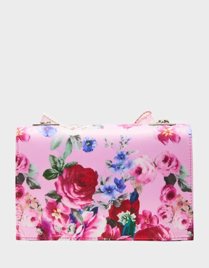 Women PEARL TRIMMED BOW BAG PINK Pink Betsey Johnson Women PEARL TRIMMED BOW BAG PINK Pink Betsey Johnson