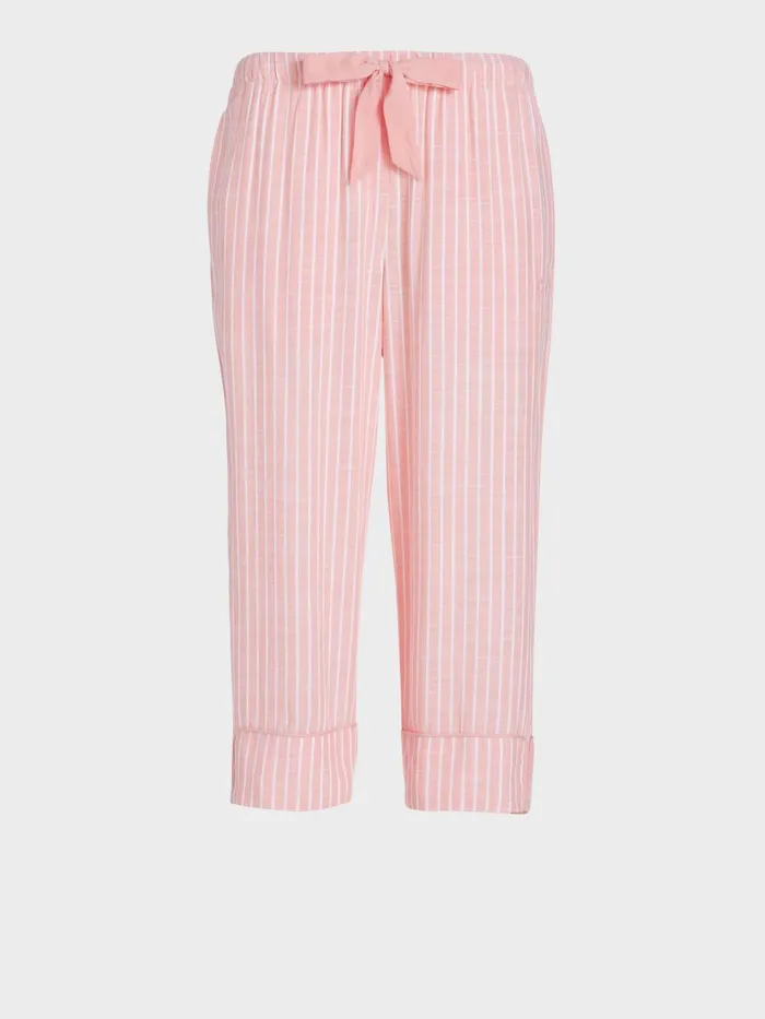Women Pink Viscose Dobby 34 Pj Pant Multi Peter Alexander Pants