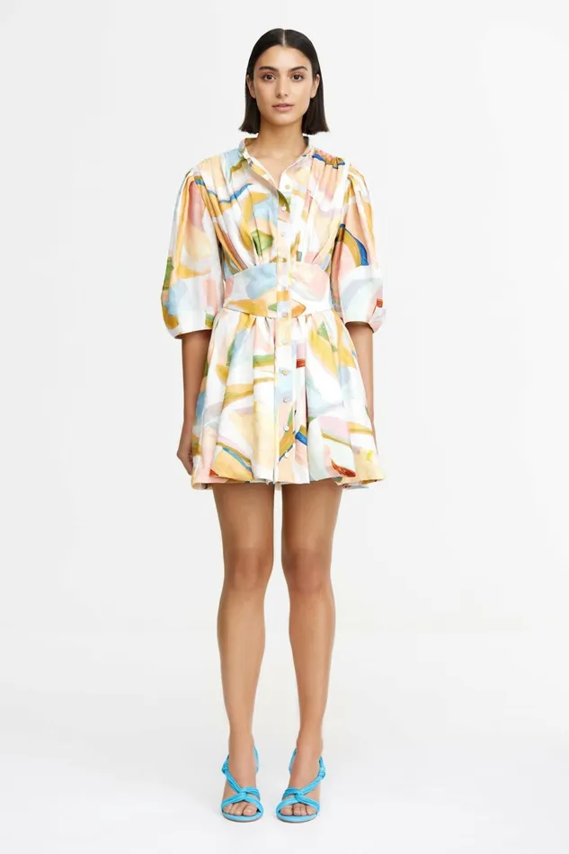 Women POSTHILL MINI DRESS Cubist Canyon Acler Mini Dresses