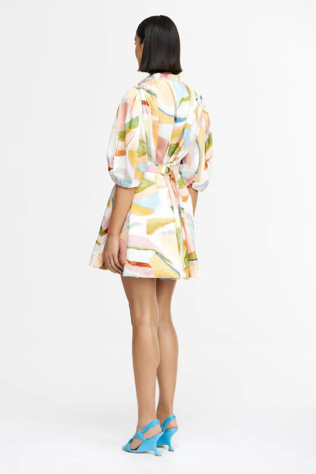 Women POSTHILL MINI DRESS Cubist Canyon Acler Mini Dresses
