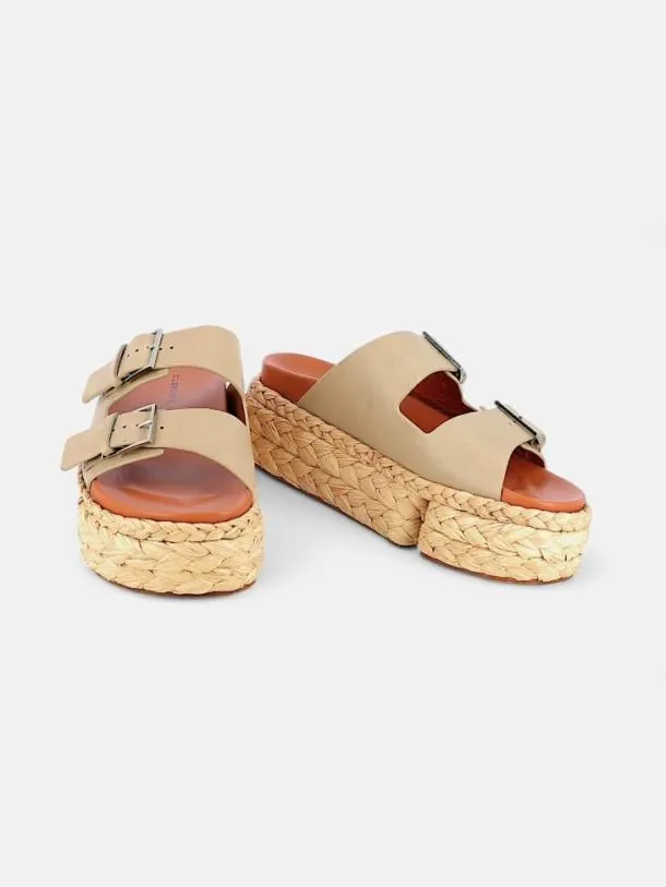 Women QIANA Beige Clergerie Mules