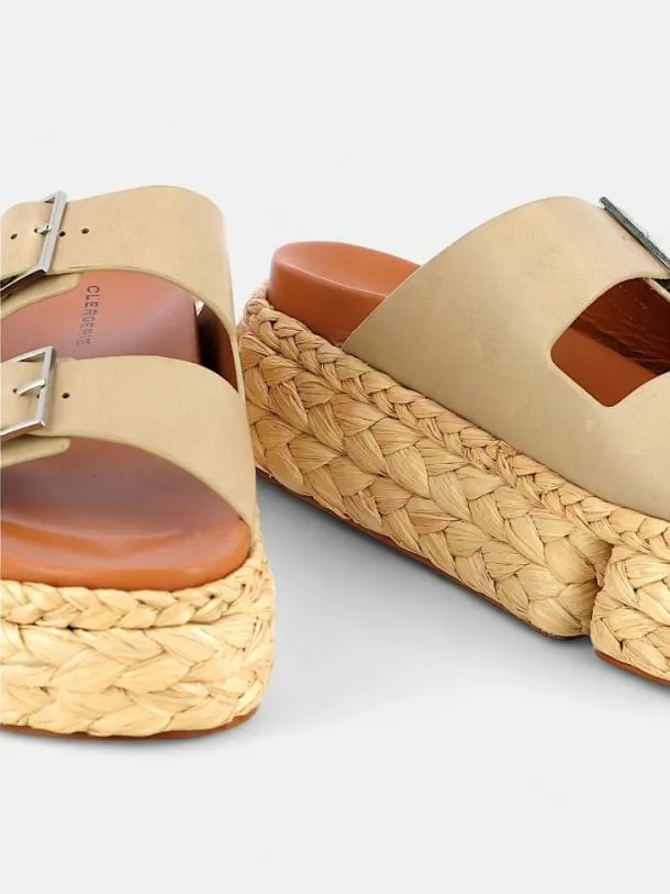 Women QIANA Beige Clergerie Mules