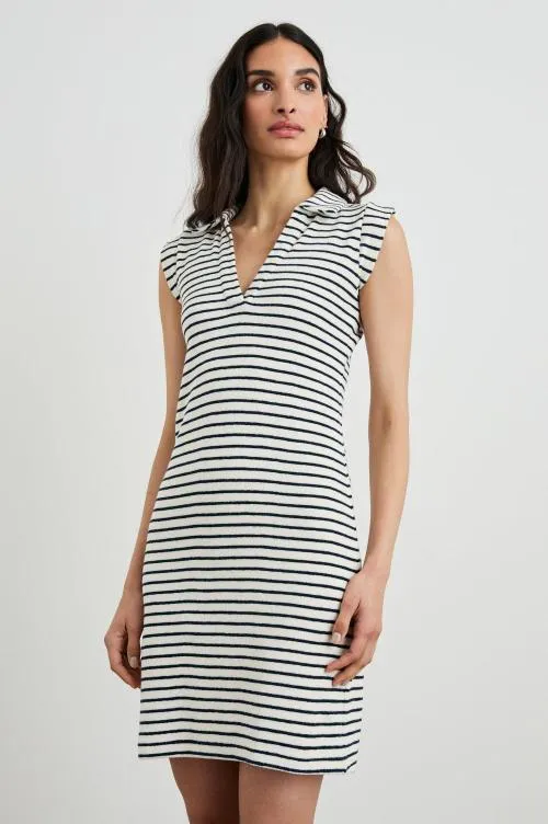 Women Rails Dresses and Rompers Amira Dress Sailor Stripe Terry Towel