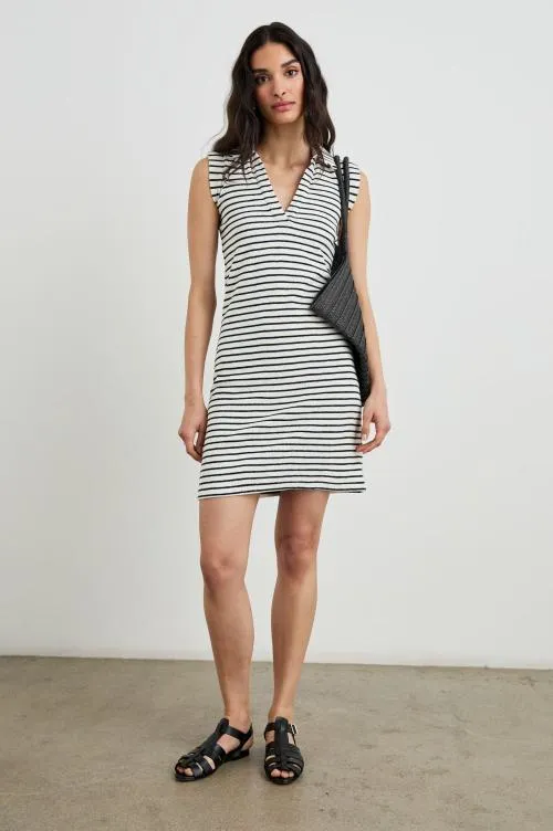Women Rails Dresses and Rompers Amira Dress Sailor Stripe Terry Towel