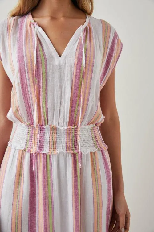 Women Rails Dresses and Rompers Ashlyn Dress Hibiscus Stripe Women Rails Dresses and Rompers Ashlyn Dress Hibiscus Stripe