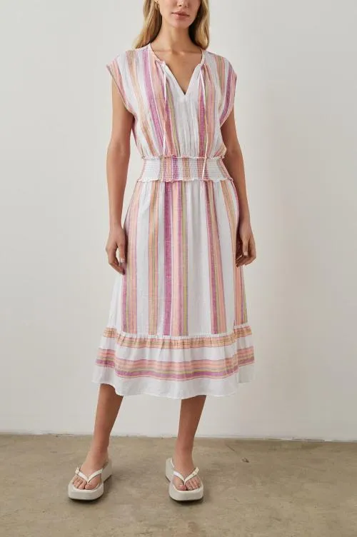 Women Rails Dresses and Rompers Ashlyn Dress Hibiscus Stripe Women Rails Dresses and Rompers Ashlyn Dress Hibiscus Stripe