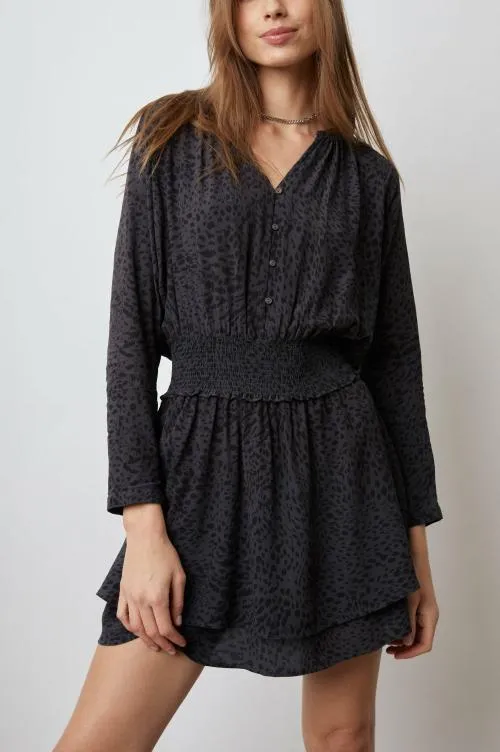 Women Rails Dresses and Rompers Jasmine Dress Spotted Slate