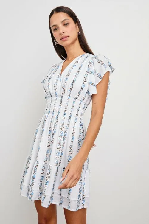 Women Rails Dresses and Rompers Kimora Dress Bluebell Stripe Women Rails Dresses and Rompers Kimora Dress Bluebell Stripe