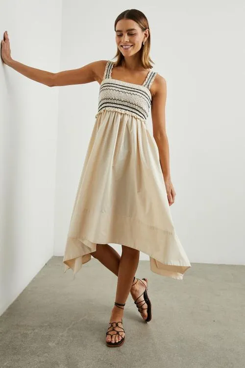 Women Rails Dresses and Rompers Kirsten Dress Flax Women Rails Dresses and Rompers Kirsten Dress Flax