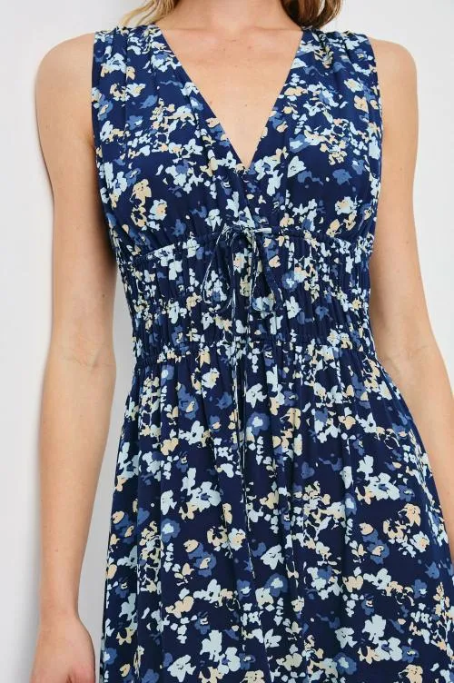 Women Rails Dresses and Rompers Lilith Dress Navy Flora