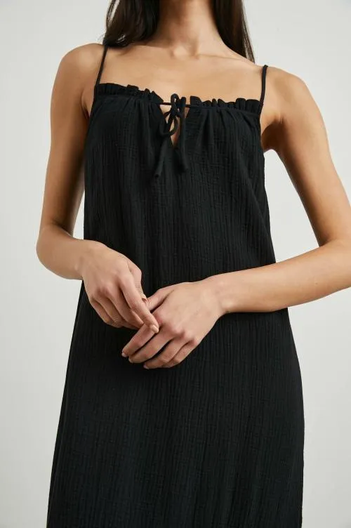 Women Rails Dresses and Rompers Marseille Dress Black Gauze Women Rails Dresses and Rompers Marseille Dress Black Gauze