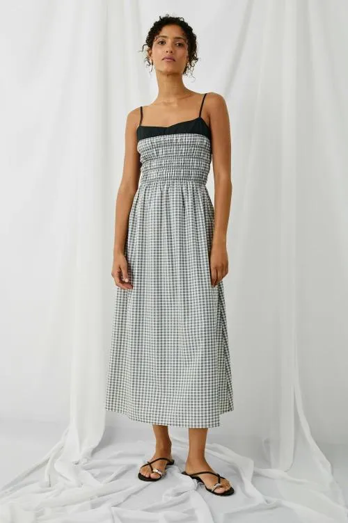Women Rails Dresses and Rompers Primrose Dress Ivory Jet Gingham Women Rails Dresses and Rompers Primrose Dress Ivory Jet Gingham