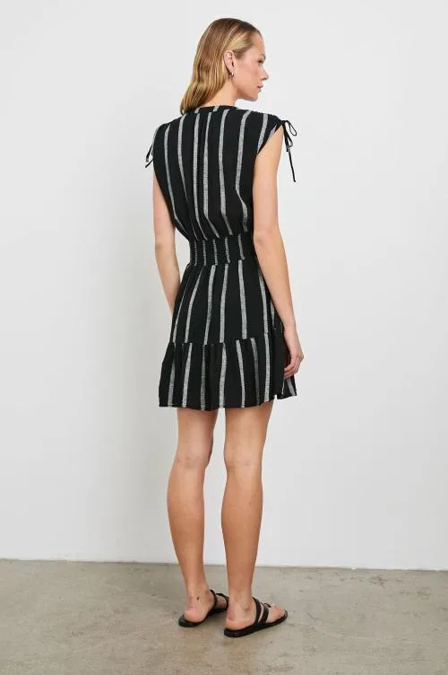 Women Rails Dresses and Rompers Samina Dress Ash Leno Stripe Women Rails Dresses and Rompers Samina Dress Ash Leno Stripe