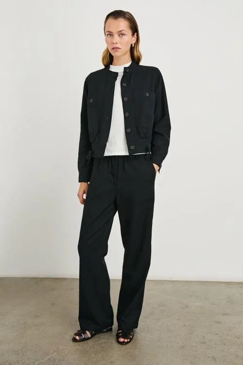 Women Rails Jackets and Coats Alma Jacket Black Women Rails Jackets and Coats Alma Jacket Black
