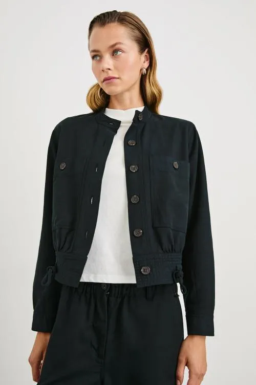 Women Rails Jackets and Coats Alma Jacket Black Women Rails Jackets and Coats Alma Jacket Black