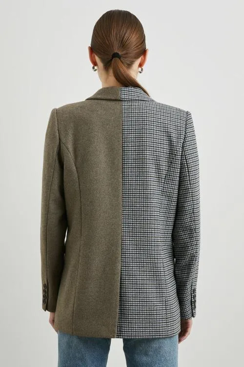 Women Rails Jackets and Coats Cody Blazer Mixed Mini Check