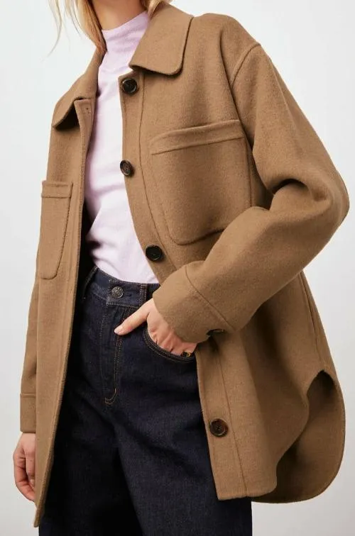 Women Rails Jackets and Coats Connie Shirt Jacket Camel