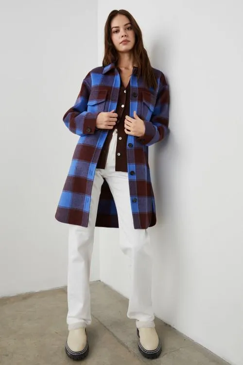 Women Rails Jackets and Coats Jaro Coat Cobalt Chocolate