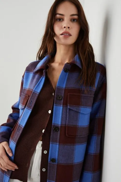 Women Rails Jackets and Coats Jaro Coat Cobalt Chocolate
