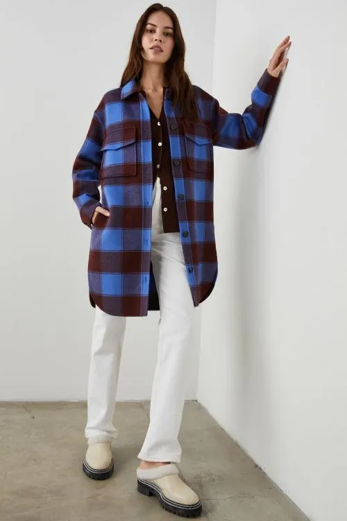 Women Rails Jackets and Coats Jaro Coat Cobalt Chocolate